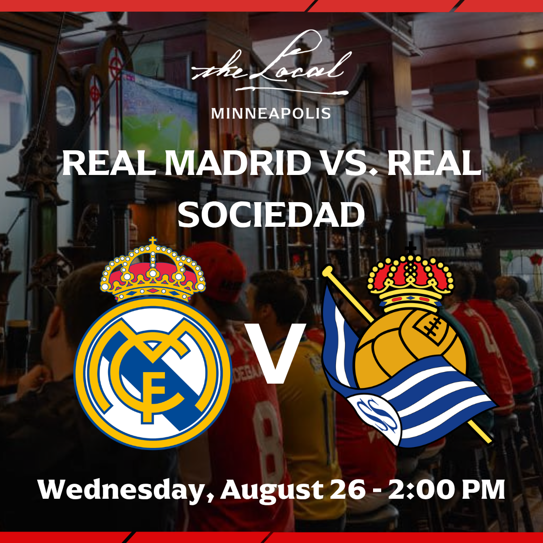 Real madrid vs real sociedad I The Local Minneapolis