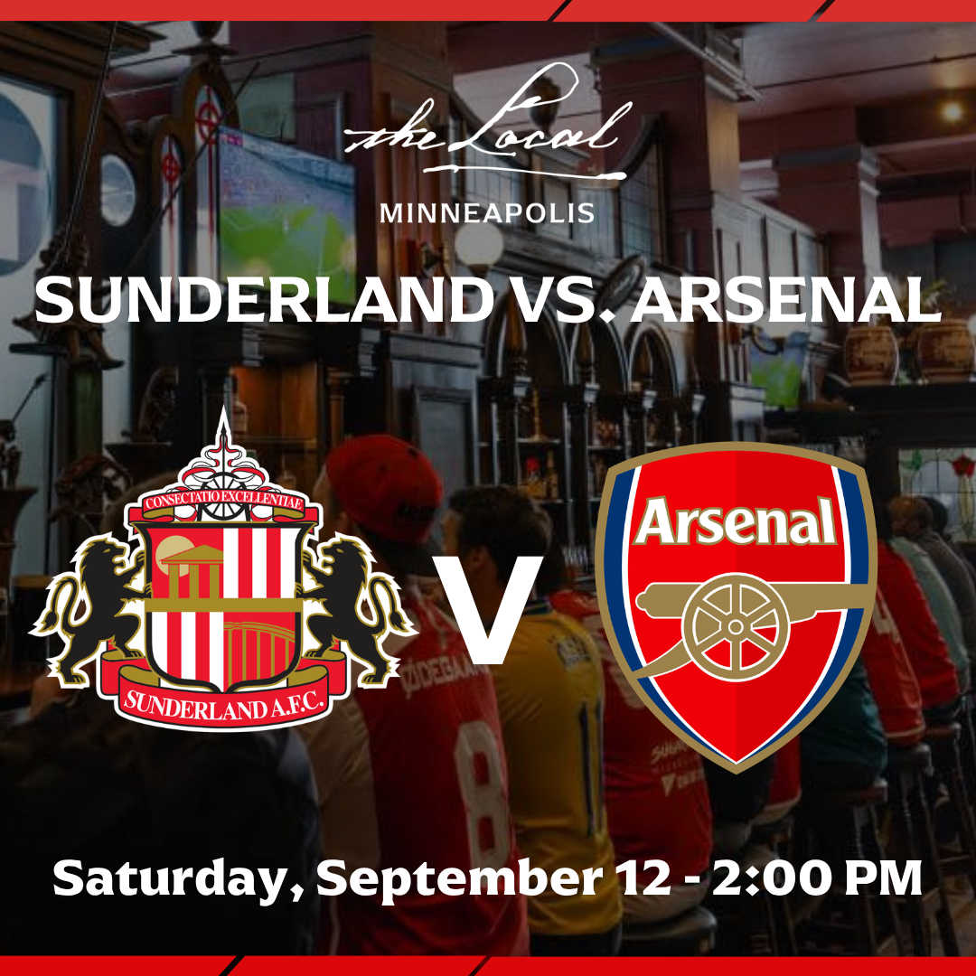 Sunderland vs Arsenal I The Local Minneapolis